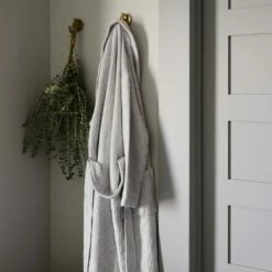 Aegean Cotton Bath Robe -US Home Sales 2024 Aegean Cotton Bath Robe Light Grey 10