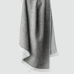 Gazebo Parts Direct Sales Store -US Home Sales 2024 Aegean Textured Bath Towel Black 3