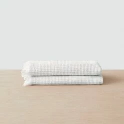 Aegean Cotton Bath Towels -US Home Sales 2024 Aegean Textured Bath Towel White 8