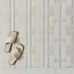 Amyra Hand-Knotted Area Rug -US Home Sales 2024 Amyra Area Rug Ecru 2