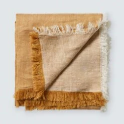 Arya Linen Bed Blanket 35 Arya Linen Bed Blanket -US Home Sales 2024 Arya Linen Bed Blanket Turmeric 3