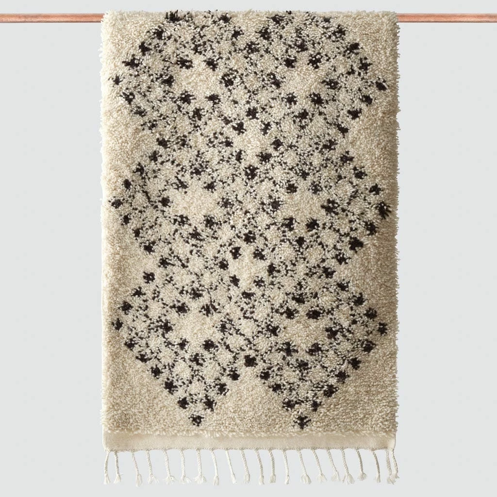Aziza Hand-Knotted Beni Ourain Accent Rug 3 Aziza Hand-Knotted Beni Ourain Accent Rug