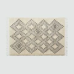 Aziza Hand-Knotted Beni Ourain Area Rug -US Home Sales 2024 Aziza Area Rug 3