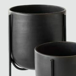 Cantaro Pots - Multiple Sizes 19 Cantaro Pots - Multiple Sizes -US Home Sales 2024 Cantaro Pot Black Small 6