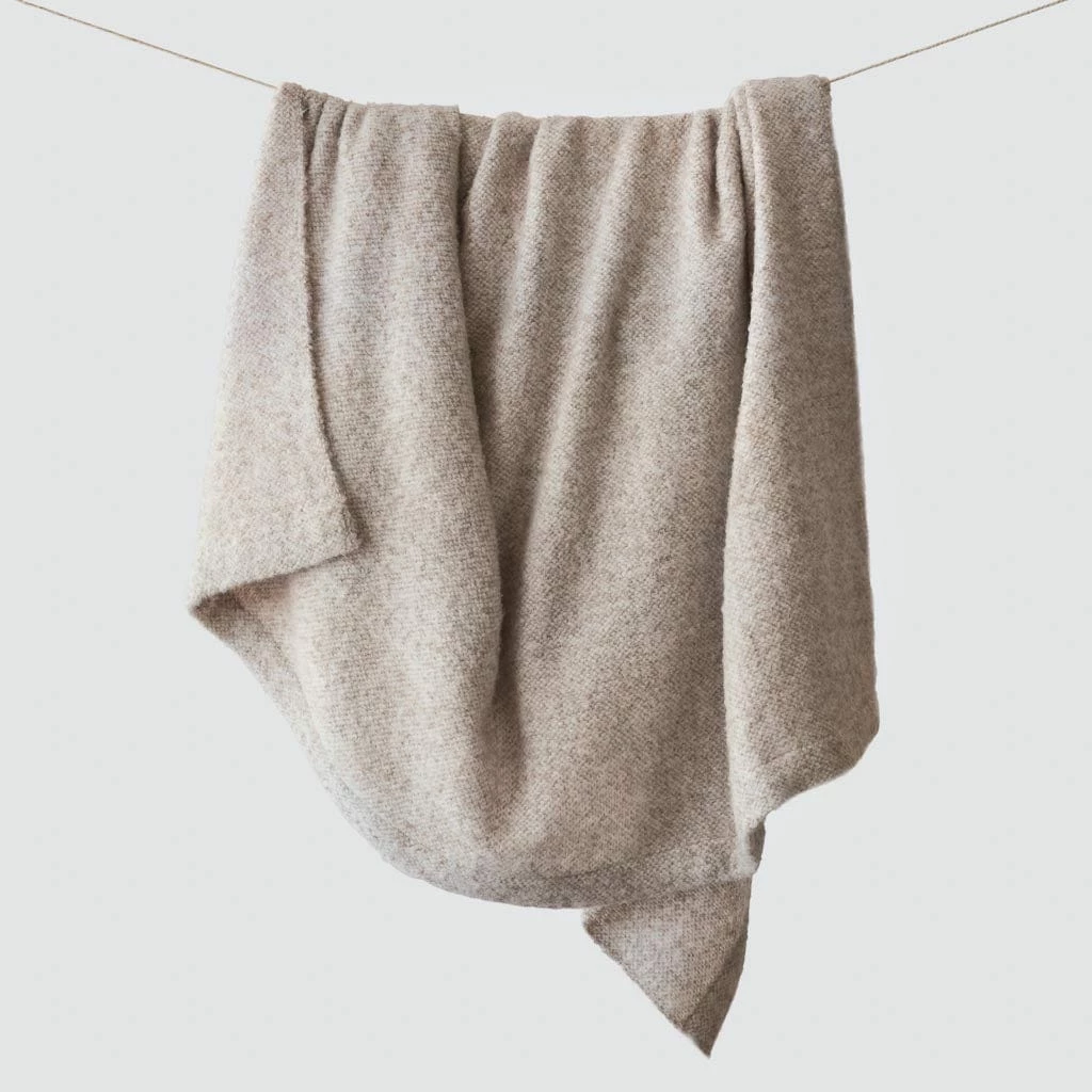 Catalina Boucle Throw - Tan 3 Catalina Boucle Throw - Tan