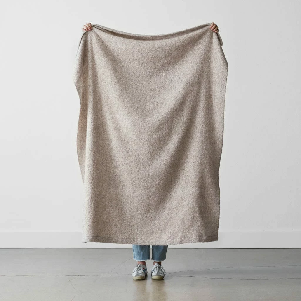 Catalina Boucle Throw - Tan 4 Catalina Boucle Throw - Tan - Image 2