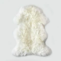 Sheepskin Throw - White