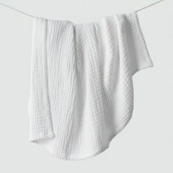 Cotton Gauze Throw -US Home Sales 2024 Cotton Gauze Throw White 1