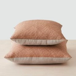 Dhara Leather Square Pillow 20 Dhara Leather Square Pillow -US Home Sales 2024 Dhara Leather Square Pillow Small 12