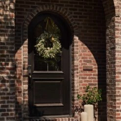 Fresh Olive And Dried Floral Wreath -US Home Sales 2024 Fresh Olive and Dried Floral Wreath Medium 10