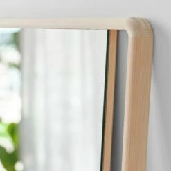 Hinoki Wood Mirror -US Home Sales 2024 HInoki Wood Wall Mirror 4