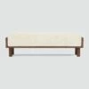Helm Shearling Bench -US Home Sales 2024 Helm Bench Cream Shearling 1