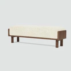 Helm Shearling Bench -US Home Sales 2024 Helm Bench Cream Shearling 2