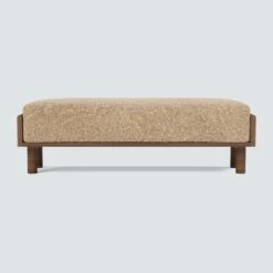 Helm Shearling Bench -US Home Sales 2024 Helm Bench Tan Shearling 1