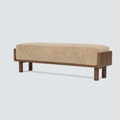 Helm Shearling Bench -US Home Sales 2024 Helm Bench Tan Shearling 2