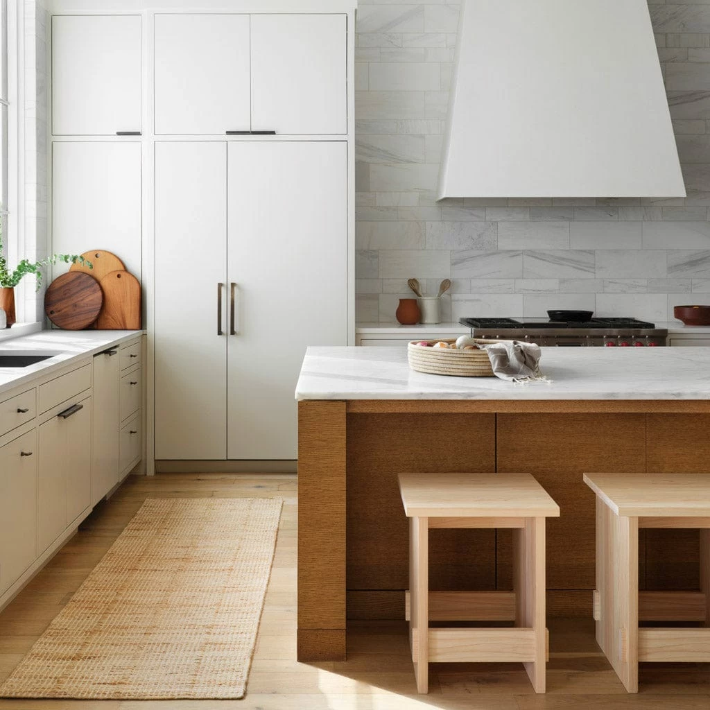 Hinoki Wood Counter Stool 4 Hinoki Wood Counter Stool - Image 2