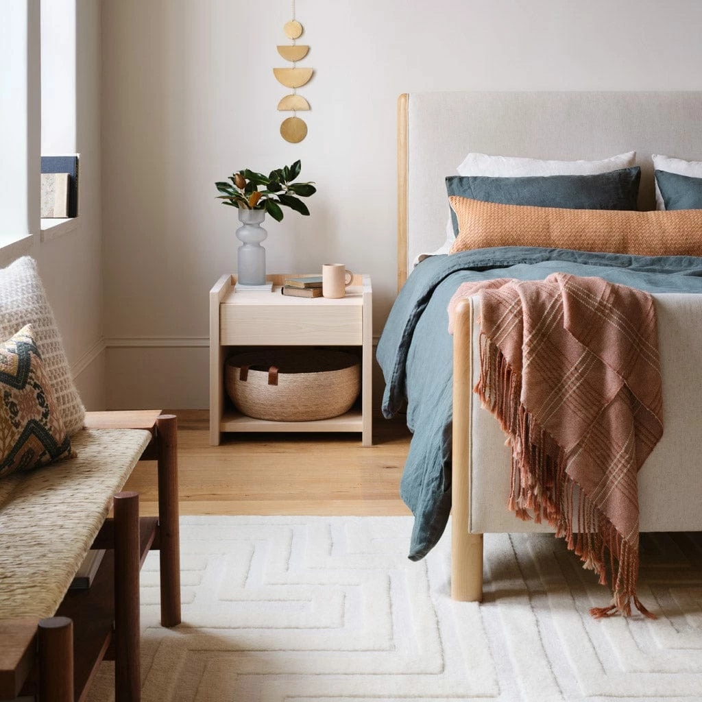 Hinoki Wood Nightstand 4 Hinoki Wood Nightstand - Image 2