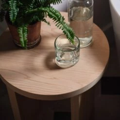 Hinoki Wood Side Table -US Home Sales 2024 Hinoki Wood Side Table Round 14
