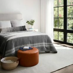 Ida Handwoven Area Rug -US Home Sales 2024 Ida Wool Rug Light Grey 6