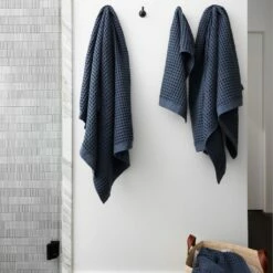 Imabari Waffle Towels 25 Imabari Waffle Towels -US Home Sales 2024 Imabari Waffle Towel Indigo 13