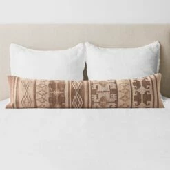 Kayra Kilim Lumbar Pillow -US Home Sales 2024 KayraKilimLumbarPillow Sand 1
