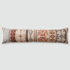 Kayra Kilim Lumbar Pillow -US Home Sales 2024 KayraKilimLumbarPillow Stone Blue 2