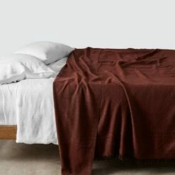 La Calle Alpaca Bed Blanket -US Home Sales 2024 La Calle Bed Blanket Rust 1