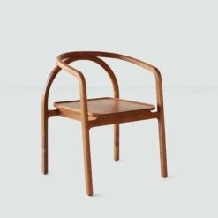 Meru Chair - Teak -US Home Sales 2024 MERU CHAIR TEAK ANGLE