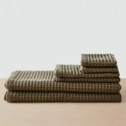 Mara Organic Waffle Bath Sheet Set -US Home Sales 2024 Mara Organic Waffle Towel Olive 2 a028ebbb 16d0 424e 8788 33bbe5487c7d