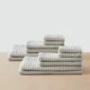 Mara Organic Waffle Bath Towel Set -US Home Sales 2024 Mara Organic Waffle Towel Set of 12 Bath Towel Cloud 1