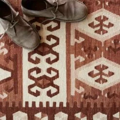 Marmara Handwoven Kilim Runner -US Home Sales 2024 Marmara Kilim Runnner Rust 2