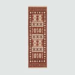 Marmara Handwoven Kilim Runner -US Home Sales 2024 Marmara Kilim Runnner Rust 3