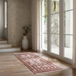 Marmara Handwoven Kilim Runner -US Home Sales 2024 Marmara Kilim Runnner Rust 6