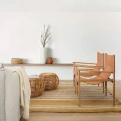 Mendoza Handwoven Area Rug -US Home Sales 2024 Mendoza Chunky Wool AreaRug Mustard 5