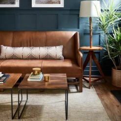 Viento Lumbar Pillow 15 Viento Lumbar Pillow -US Home Sales 2024 Modern Lumbar Pillow on Leather Couch