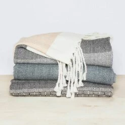Cascada Alpaca Throw -US Home Sales 2024 Multi Colored Alpaca Blanket