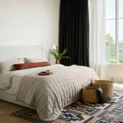 Organic Cotton Gauze Quilt 34 Organic Cotton Gauze Quilt -US Home Sales 2024 Organic Cotton Gauze Quilt Tan 5