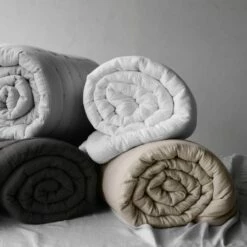 Organic Cotton Gauze Quilt 31 Organic Cotton Gauze Quilt -US Home Sales 2024 Organic Cotton Gauze Quilt White 3