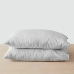 Organic Resort Cotton Pillowcases 28 Organic Resort Cotton Pillowcases -US Home Sales 2024 Organic Turkish Cotton Pillowcases Light Grey Stripe 1 ee3e600c c241 4a76 a336 9515531dc3b4