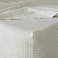 Organic Resort Cotton Fitted Sheet -US Home Sales 2024 Organic Turkish Cotton Sheet Set Sand Stripe 3 91f87df2 c2d8 4b7f 8372 127f39b6c495