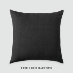 Prisha Linen Pillow -US Home Sales 2024 Prisha Linen Pillow Charcoal Grey 2