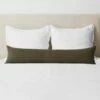 Prisha Linen Lumbar Pillow 1 Prisha Linen Lumbar Pillow -US Home Sales 2024 Prisha Lumbar Pillow Olive 12x48 Updated 1