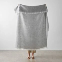 Rowan Mohair Throw 35 Rowan Mohair Throw -US Home Sales 2024 Rowan Mohair Throw Dove Grey 3
