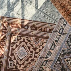 Salma Hand-Knotted Area Rug -US Home Sales 2024 Salma Area Rug Rust 4