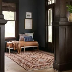 Salma Hand-Knotted Area Rug -US Home Sales 2024 Salma Area Rug Rust 8 1