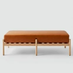 Santo Bench -US Home Sales 2024 Santo Leather Bench 1