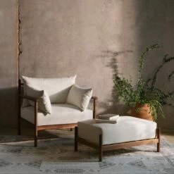 Santo Armchair -US Home Sales 2024 Santo Linen Armchair 15