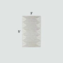 La Cima Handwoven Accent Rug - Grey -US Home Sales 2024 Size Labels.016