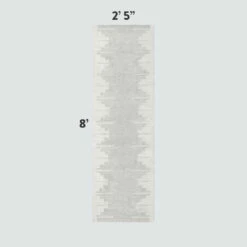 La Cima Handwoven Accent Rug - Grey -US Home Sales 2024 Size Labels.018