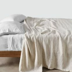 Stonewashed Linen Bed Cover
